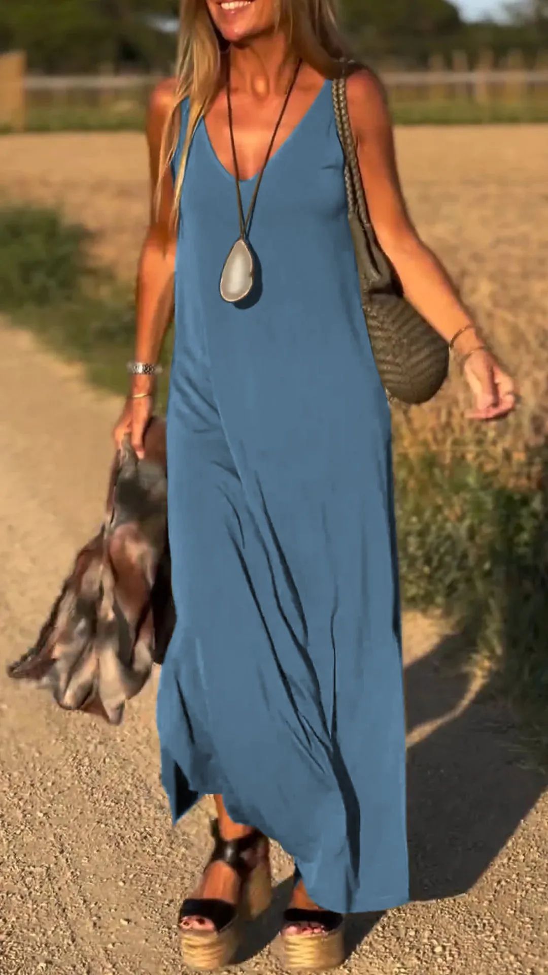 Female Sexy Trend V-neck Strap Dress