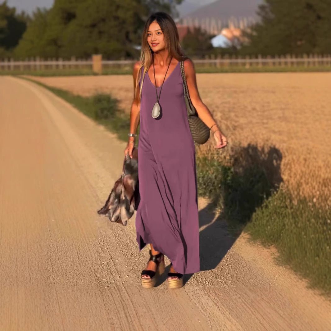 Female Sexy Trend V-neck Strap Dress