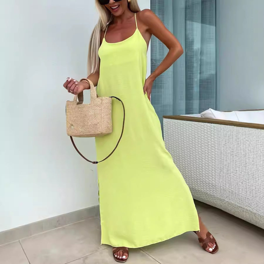 Loose Suspenders Plus Size Holiday Dress Women